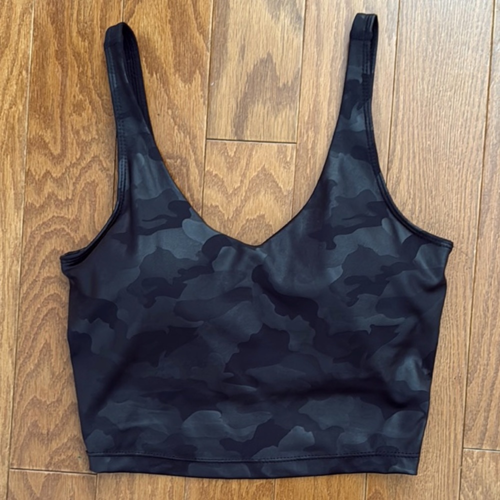 Yogalicious Black Camo Sports Bra‎